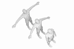 Natural Male in 3 Modeling Poses