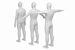 Natural Male in 3 Modeling Poses