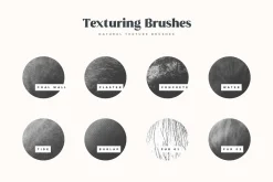 Natural Texture Procreate Brushes
