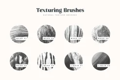Natural Texture Procreate Brushes
