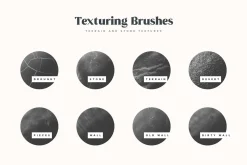 Natural Texture Procreate Brushes