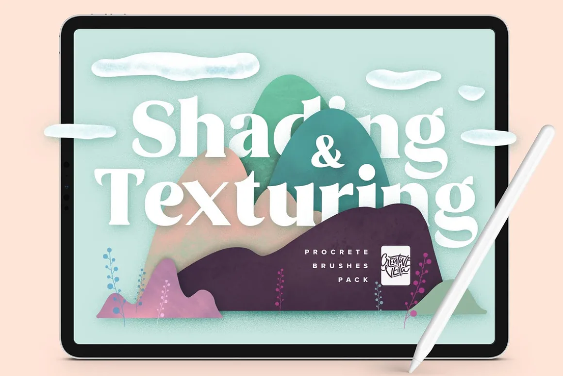 Natural Texture Procreate Brushes