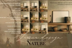Nature Earthy Etsy Poster Mockup