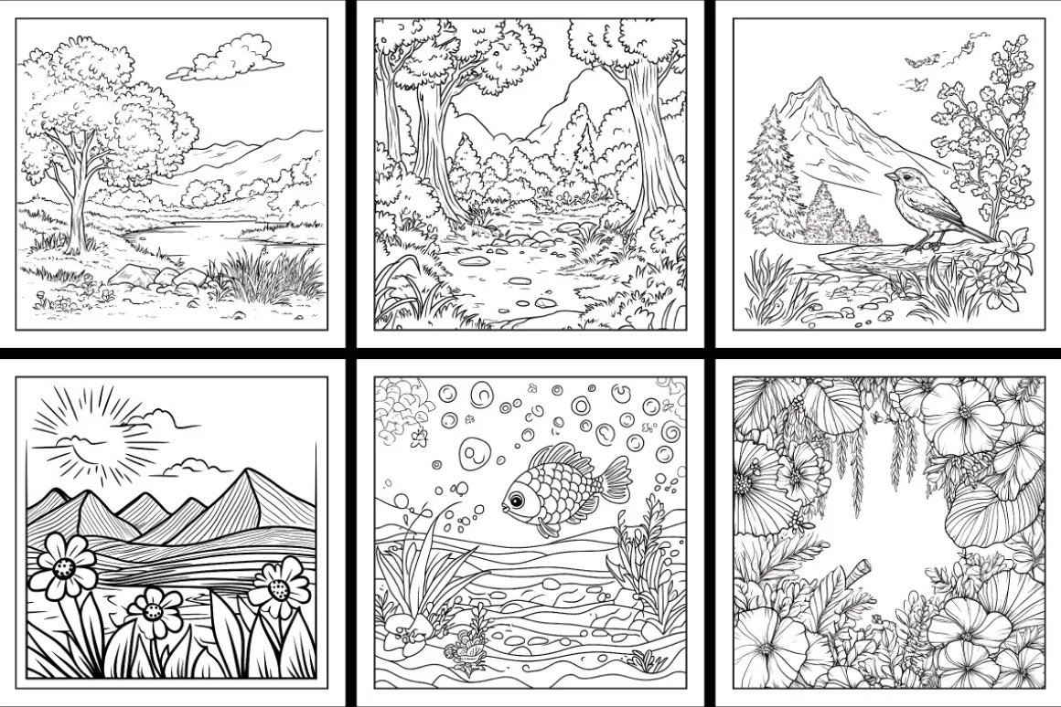 Nature Coolest Coloring Pages