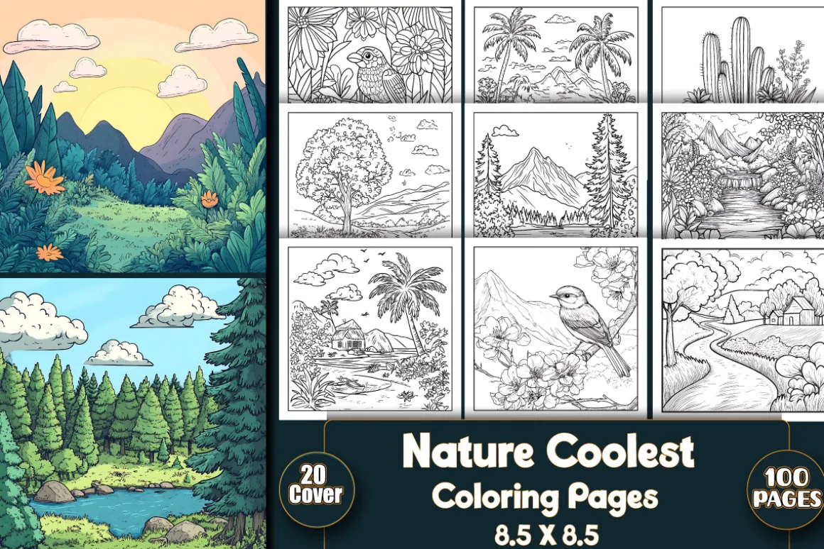 Nature Coolest Coloring Pages