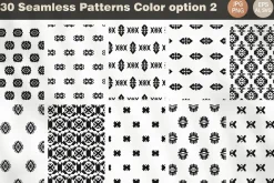 30 Navajo Minimal Vector Patterns