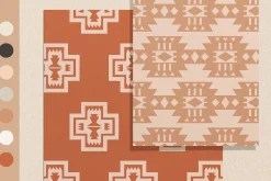 30 Navajo Minimal Vector Patterns
