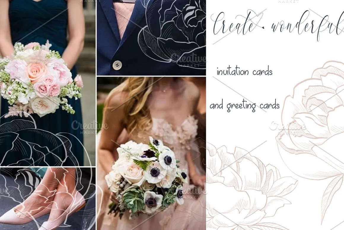 Navy Blue and Dusty Rose