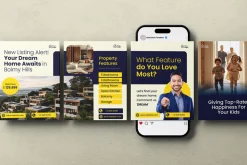 Navy Cream Real Estate - IG Template