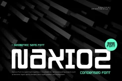 Naxioz - Geometric Sans Font
