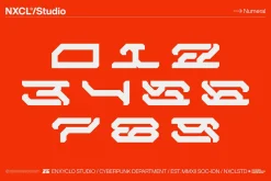 NCL GESROB - Cyberpunk Font