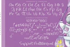 Nebula Golden Handwritten Script