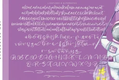 Nebula Golden Handwritten Script
