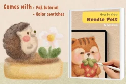 Needle Felt Procreate Brushes