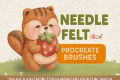 Needle Felt Procreate Brushes