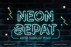 Neon Sepat - Light Party Font
