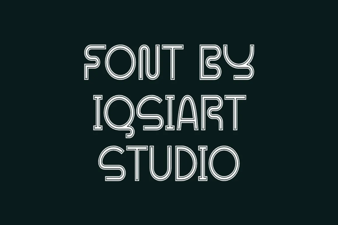 Neon Yiwe - Light Party Font