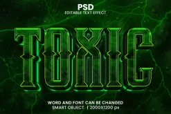 15 Neon 3d text effect font Bundle