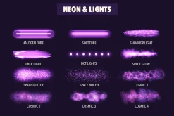 NEON GLOW AND LIGHTS FOR PROCREATE