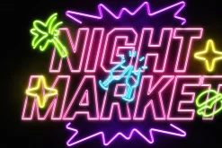 Neon Heatmap Text Effect