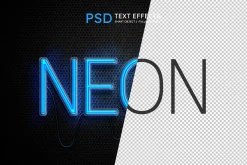 Neon Text Effect Style