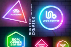 Neon Text & Logo Effect