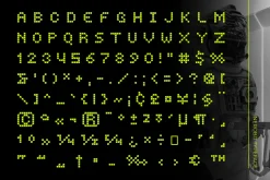 Nerobit - Pixel Typeface