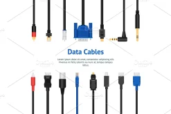 Network Data Cable Connectors Card