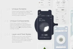 Neumorphism + Glassmorphism UI Kit