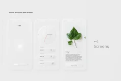 Neumorphism + Glassmorphism UI Kit