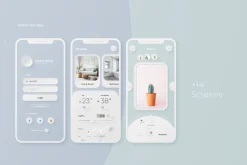 Neumorphism + Glassmorphism UI Kit