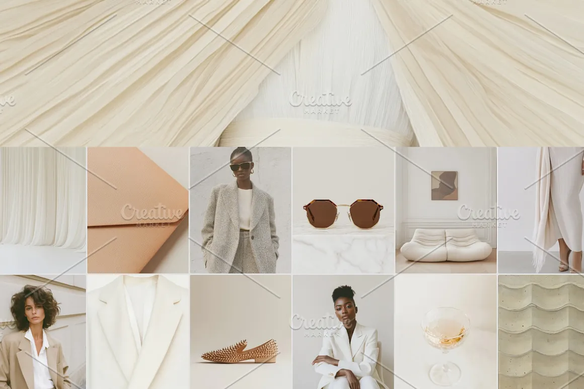 Neutral Minimalist Editorial Images