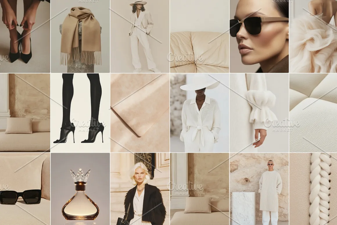 Neutral Minimalist Editorial Images