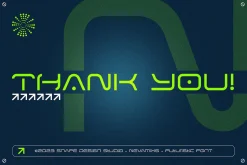 Nevamixs - Futuristic Font