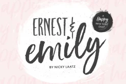 NEW!Ernest & Emily Font Duo
