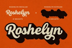 New Roshelyn Script - Font Family