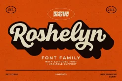 New Roshelyn Script - Font Family