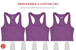 Next Level 6633 Racerback Mockups