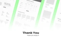 NFT Marketplace Wireframe Website
