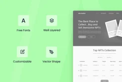 NFT Marketplace Wireframe Website