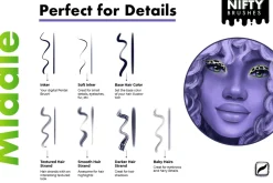 Nifty Brushes for Procreate