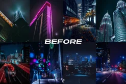 10 Night City Lightroom Presets