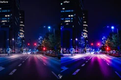 10 Night City Lightroom Presets