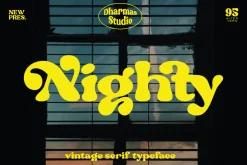 Nighty - Vintage Serif Typeface