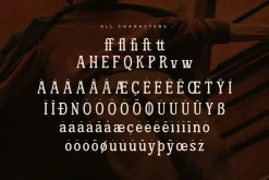 Nirtiery Quentin Vintage Slab Font