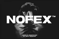Nofex Bold Expanded Sans Serif Font