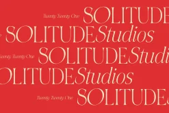 NOIR et BLANC Stylish Serif
