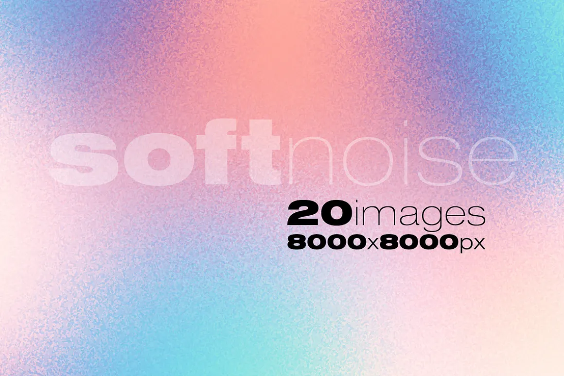 Noise pastel gradients