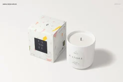 Nordic Vessel Candle Box Mockup Set