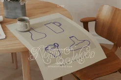 NORDIC WOOD | poster frame mockup